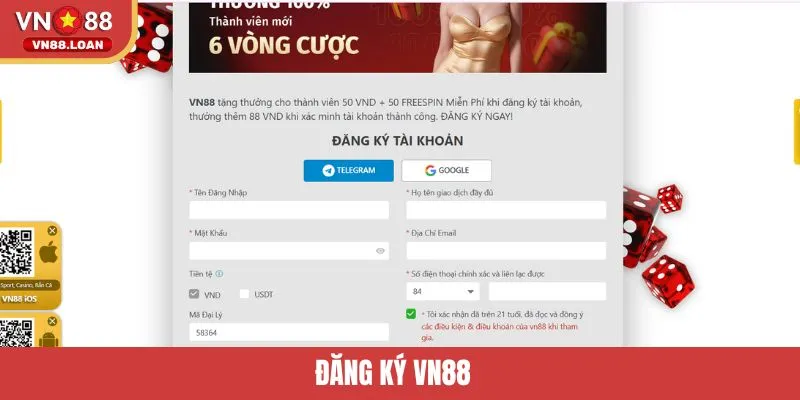 Đăng Ký VN88